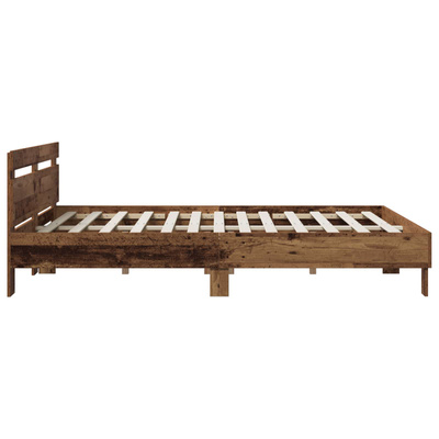 Ramka łóżka Stare drewno 120 x 190 cm Drewno inżynieryjne