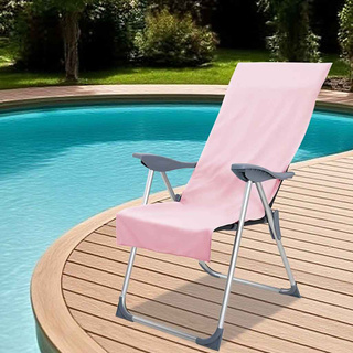 Ręczniki do Krzeseł na Zewnątrz 2 pcs Różowy 130 x 60 cm
