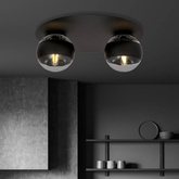 Lampa sufitowa SOLAR 2 BLACK/STRIPE