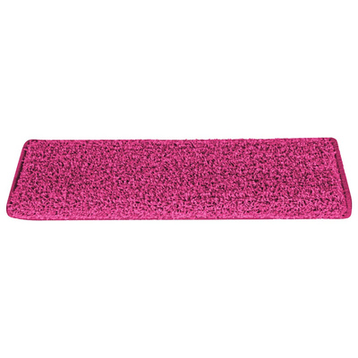 Maty na schody 15 szt. 65x21x4 cm Różowe prostokątne krawędzie