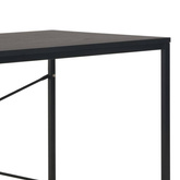 vidaXL Biurko komputerowe, czarne, 120 x 60 x 70 cm