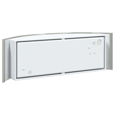 Zewnętrzna lampa ścienna 2 pcs Srebrny 32 x 10 x 10 cm