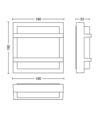 Philips Zewnętrzna oprawa LED Petronia 1739493P4 4000K