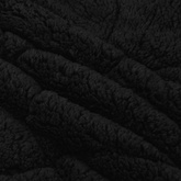 Zimowa Kołdra Czarny 155 x 220 cm Mikrofibra i Fleece Teddy