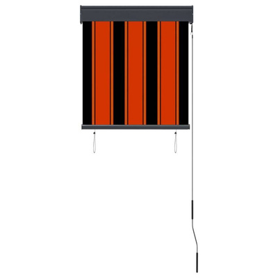 vidaXL Roleta zewnętrzna, 60x250 cm, pomarańczowo-brązowa