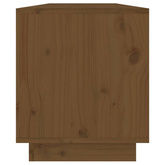 vidaXL Szafka pod TV, miodowy brąz 110,5x34x40 cm, lite drewno sosnowe