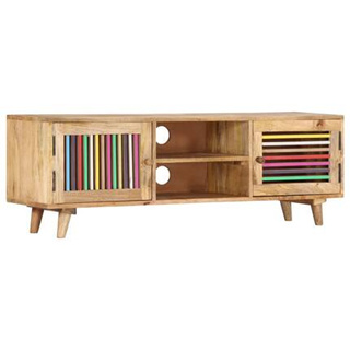 vidaXL Szafka pod TV, 120x30x40 cm, lite drewno mango wariant 6