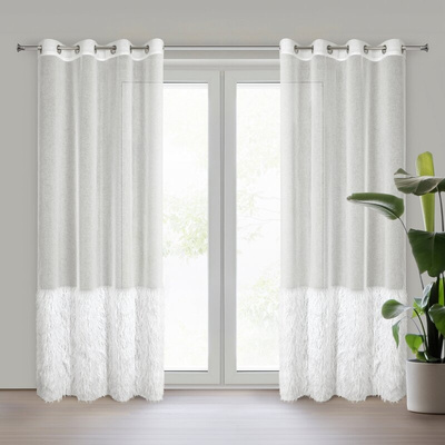 Firana Przel kremowa 140x250