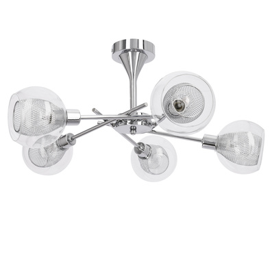 Lampa sufitowa wisząca żyrandol chromowy Ozzo Candellux 35-72252