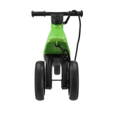 FWRider Super Sport 516514 Kolor: Green Metallic / Zielony metaliczny z czarnymi felgami Rowerek biegowy Jeździk 2w1 Ciche koła + Pasek do noszenia dla Rodzica