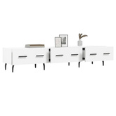 vidaXL Szafka pod TV, biała, 150x36x30 cm, materiał drewnopochodny model standard
