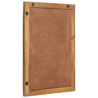 lustro ścienne 70 x 50 cm Drewno inżynieryjne i szkło