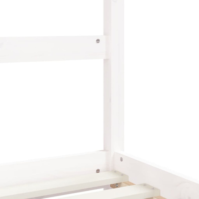 vidaXL Rama łóżka dla dzieci, biała, 90x200 cm, drewno sosnowe model standard