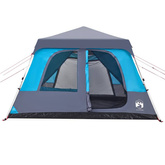 vidaXL Namiot rodzinny, 10-os., niebieski, szybko rozkładany