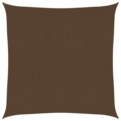 Żagiel przeciwsłoneczny, 160 g/m?, brązowy, 7x7 m, HDPE