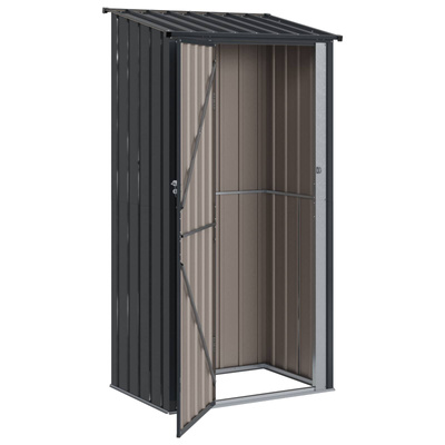 Schowki ogrodowe Antracyt 103 x 74 x 200 cm Metal