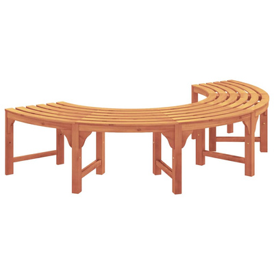 Ławka Drzewna 4 -Seater 210 x 80 x 45 cm Naturalny