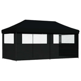 Namiot Imprezowy Czarny 292 x 580 x 315 cm Materiał Oxford