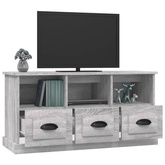 vidaXL Szafka pod TV, szary dąb sonoma, 100x35x50 cm