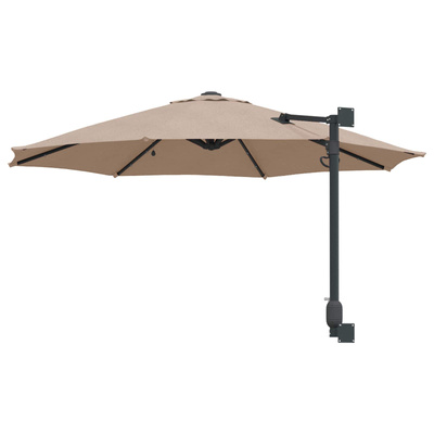 Parasolka ogrodowa Ze LED Lights Ciemnoszary 248 x 248 x 148 cm