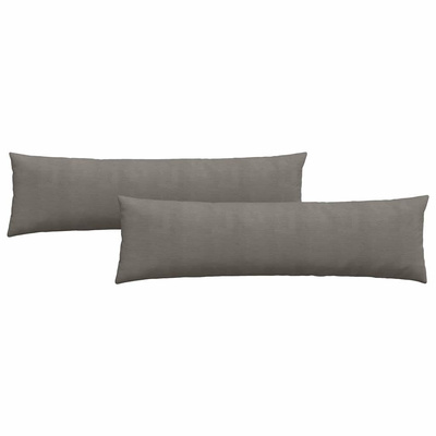 Poduszki na sofę 2 pcs Jasnoszary 145 x 40 cm