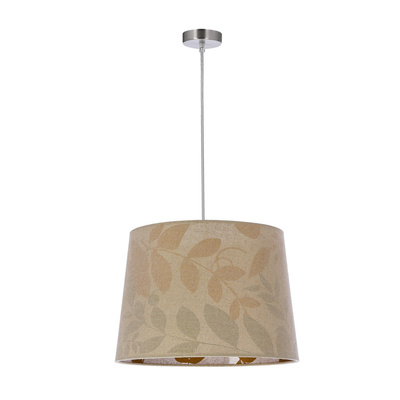 Lampa wisząca z abażurem Mirage klasyczna do salonu pojedyncza E27
