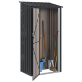 Schowki ogrodowe Antracyt 103 x 74 x 200 cm Metal