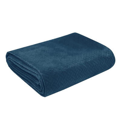 Narzuta Luiz granatowa 170x210