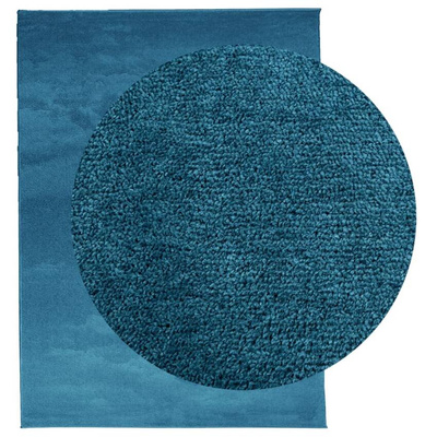 vidaXL Dywan OVIEDO z krótkim włosiem, turkusowy, 240x340 cm