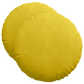 Poduszki na siedziska 2 pcs Żółty ?50 x 19 cm Aksamit