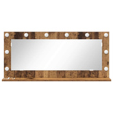 Lustro toaletowe Prostokątny Stare drewno 100 x 45 x 18 cm