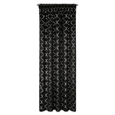 Zasłona Mili czarna 140x270