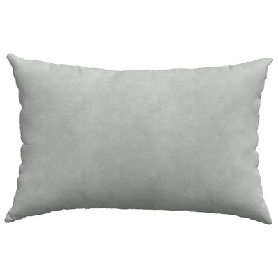 Poduszki na sofę 2 pcs Jasnoszary 60 x 40 cm Tkanina sztruksowa