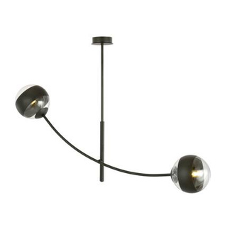 Lampa sufitowa  HUNTER 2 BLACK/STRIPE