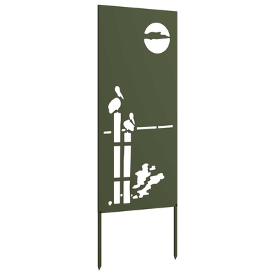 Ekran zapewniający prywatność w ogrodzie oliwkowy 50 x 140 cm