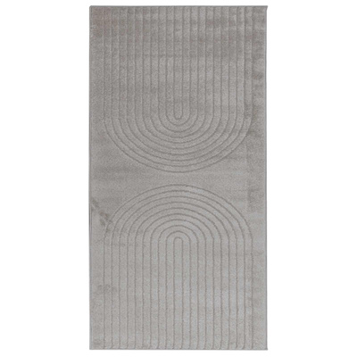 Dywany pokojowe Prostokątny GALATI Szary 150 x 80 cm Poliester