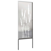 Ekran zapewniający prywatność w ogrodzie Srebrny 50 x 140 cm
