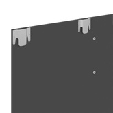 vidaXL Wisząca szafka pod TV, szara, 120 x 23,5 x 90 cm