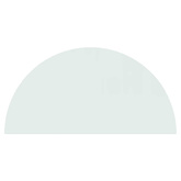 Szklana płyta kominkowa przezroczysty 1200 x 600 mm Szkło