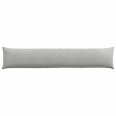 Poduszki na sofę 2 pcs Jasnoszary 200 x 40 cm tkanina