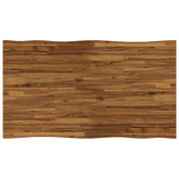 140 x 80 x 75 cm Lite Drewno Akacji Naturalny i kawowy