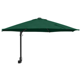 Parasolka ogrodowa Zielony 248 x 248 x 148 cm Poliester i Stal