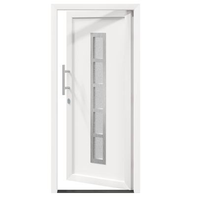 Drzwi Frontowe 98 x 208 cm PVC Biały