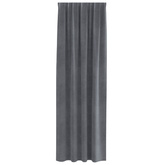 Zasłony zaciemniające 2 pcs Jasnoszary 140 x 260 cm Aksamit