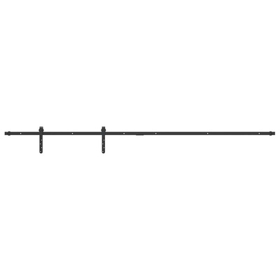System do drzwi przesuwnych do mebli, 213 cm, stal węglowa