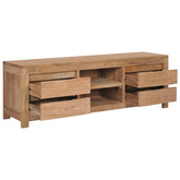 vidaXL Szafka pod TV, 115x30x40 cm, lite drewno tekowe