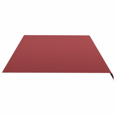 Zapasowa tkanina na markizę, burgundowa, 6x3,5 m, poliester