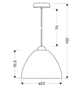Lampa wisząca Braid biała z plecionym kloszem pojedyncza nad stół E27