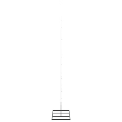 Metalowa choinka świąteczna, do dekoracji, czarna, 150 cm