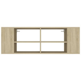 vidaXL Wisząca szafka pod TV, dąb sonoma, 102x35x35 cm
